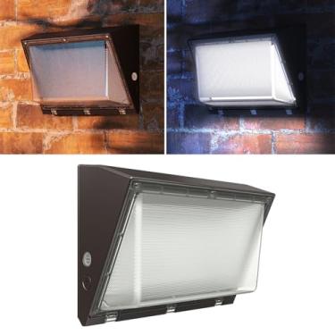 Imagem de Sunco Lighting Pacote De Parede Led 120 W Para Áreas Externas, Anoitecer Ao Amanhecer, Sensor Fotocélula, Industrial, Regulável, À Prova D'Água, Nível Comercial, Segurança, Depósito, Estacionamento,