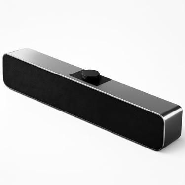 Imagem de Caixa de Som - Soundbar Estéreo USB para PC Computador TV - Som Potente com Efeito Estéreo e Modo Auxiliar
