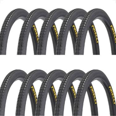 Imagem de 10 Pneu 26 x 1.1 / 2x2 Primor Barra Forte Bicicleta Pirrelli Montadinha Motorizada