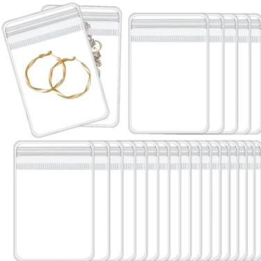 Imagem de Saco Zip Hermético PVC Transparente 7x10cm - Pct c/ 100 - Genérico