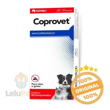 Imagem de Coprovet Para Cães E Gatos 20 Comprimidos Anticoprofagico  - Coveli