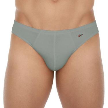 Imagem de Cueca Zorba Slip em Algodão 772, Grafite, GG