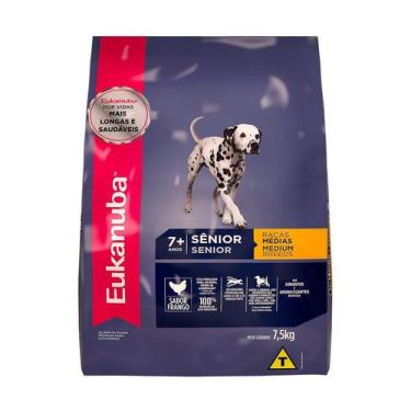 Imagem de Ração Eukanuba Para Cães Sênior de Raças Médias - 7,5kg