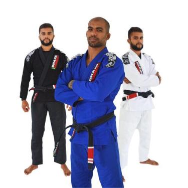 Imagem de Kimono de Jiu Jitsu Xtra-lite Brazil Combat Competidor BJJ Kimono Adul