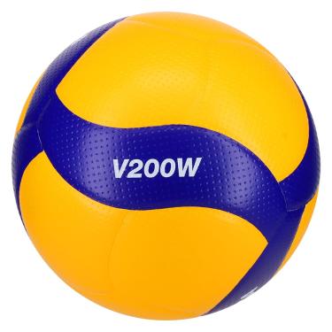 Imagem de Bola de Vôlei MIKASA V200W, azul/amarelo