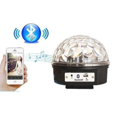 Imagem de Bola Maluca RGB Bluetooth Projetor Strobo