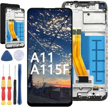 Imagem de Yuxyiony Nova tela de substituição para Samsung Galaxy A11 A115 A115F A115F A115F/DS tela de reparo de tela LCD e acessórios de ferramenta de substituição.