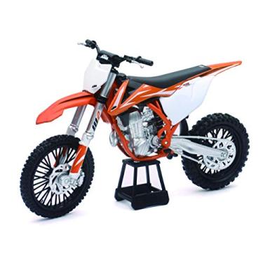 Imagem de NewRay Motocicleta Ktm 450 Sxf, Realista E Funcional, Brinquedo Infantil Ou Colecionável, Escala 1/10 (57943)