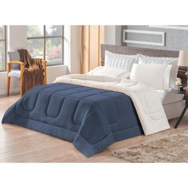 Imagem de CobreLeito Coberdrom Soft Queen 1pç Dupla Face Soft e Sherpa - Valle E