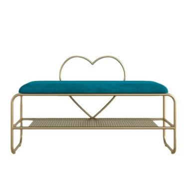 Imagem de Banco de sapatos para entrada, banco de sapatos com 2 camadas, prateleira de sapato, almofada de sofá, porta de entrada, armário de sapato, banco de armazenamento, banco de troca de sapatos, porta de