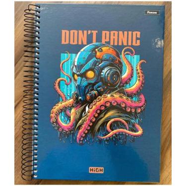 Imagem de Caderno Universitário Masculino HIGH 10 matérias 160 fls - foroni, Don