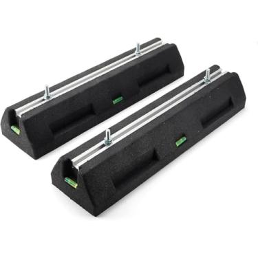 Imagem de DETYI Kit de base de montagem no chão, suporta até 599.7 kg, 9.000-60.000BTU, mini condensadores de ar condicionado divididos sem dutos, suporte de montagem de isolador antivibração de borracha