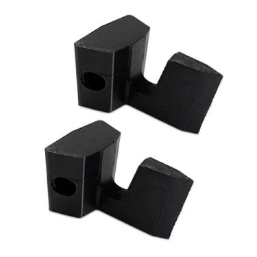 Imagem de Cunha de rolha de porta de borracha sólida premium, design resistente sobre a dobradiça para casa, uso comercial, hospitais e hotéis, serve para portas grandes, evita batidas, protege paredes e mantém