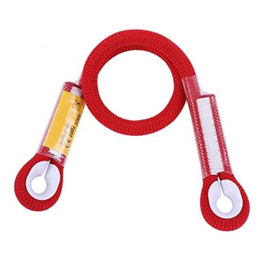 Imagem de Domary Corda de Segurança de Escalada, Nylon de Com Rolamento de Anel, 60 Cm, 120 Cm, 150 Cm, Laranja, Amarelo, Vermelho, para Montanhismo, Escalada, Escalada de (120cm)