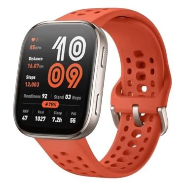 Imagem de Relógio Smartwatch BIP 6, com IA, Gps e Mapas, Tela 1,97" AMOLED, Ligação Bluetooth, 46 mm, Resistente a Água 5 ATM, Bateria 24 dias, 140 modos de exercício, Original com Nfe e garantia - Red Vermelho