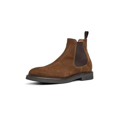 Imagem de Aquatalia Bota masculina Prospero Fashion, Camurça acastanhada, 39