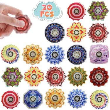 Imagem de Fidget Spinners PRAABDC Mini 30 unidades para festa de alívio do estre
