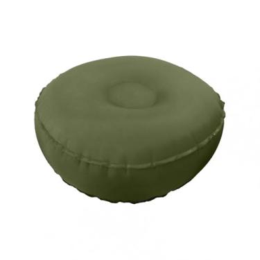 Imagem de Fenteer Almofada inflável para meditação, assento para ioga, ambiente interno e externo, quarto premium, portátil, leve, almofada tatami, Verde