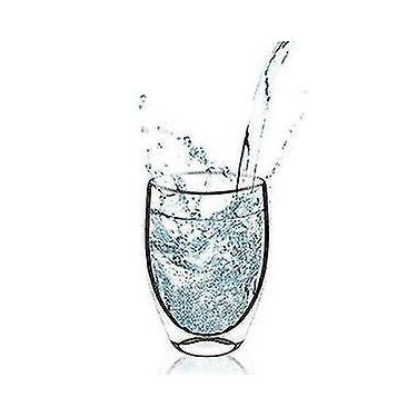 Imagem de Copos de cerveja 1pcs 350ml xícaras de café de vidro isoladas canecas 