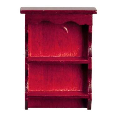 Imagem de Prateleira de parede em miniatura Dollhouse Mahogany Sweetheart Countr