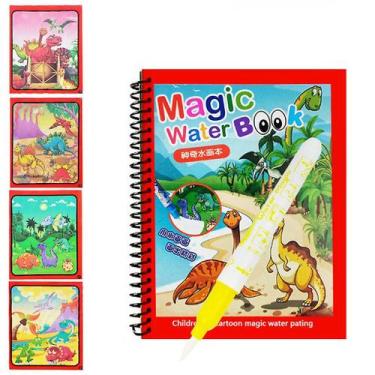 Imagem de Quadro mágico para colorir de pintura de livros de desenho de água par