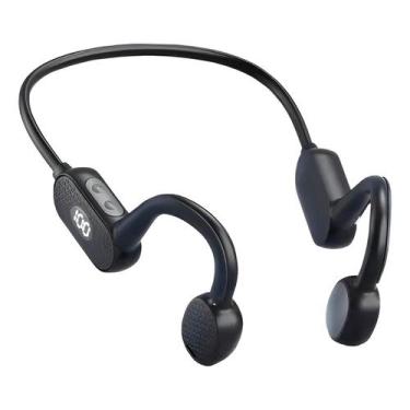 Imagem de Fone Esportivo Condução Óssea Bluetooth 5.0 Recarregável - Shopmix
