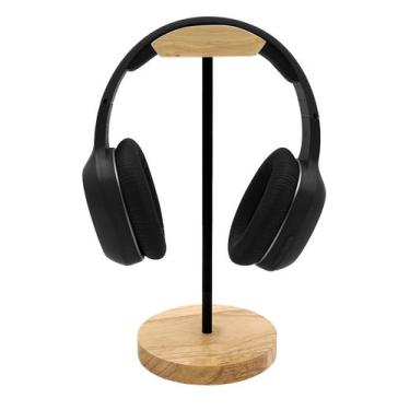 Imagem de Suporte para fone de ouvido Bliocefo Nature Wood & Aluminium Hook Hold