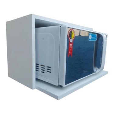 Imagem de Nicho Suporte Microondas 60(l)x40(a)x45(p) Branco - Bilhó Móveis