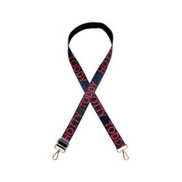 Imagem de Lashicorn Mississippi Adjustable Woven Purse Strap 25”- 48” long adjustment Navy Blue and Crimson Strap with Gold Hardware 1.5” wide College Football Clear Bag Stadium Approved Fans