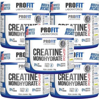 Imagem de Kit 5X Creatine Monohydrate Power - 150g Sem Sabor - Profit-Masculino