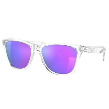 Imagem de Óculos de Sol Oakley Frogskins Polished Clear W/ Prizm Violet-Masculino