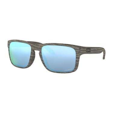 Imagem de Óculos de Sol Oakley Holbrook Woodgrain W/ Prizm Deep Water Polarized-Masculino