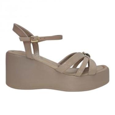 Imagem de Sandália Anabela Feminina Ramarim Confortável 2533202-Feminino