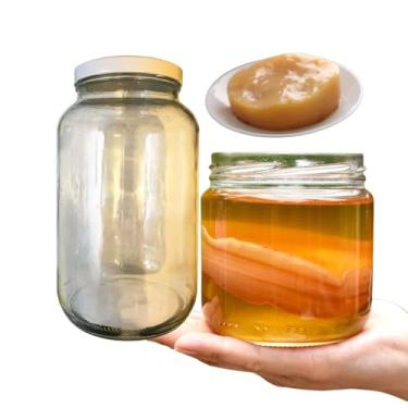 Imagem de Scoby Kombucha Original + Vidro 3 Litros Para Fermentação