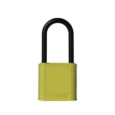 Imagem de Cadeado Pado ABS Bloqueio 42MM Haste De Plástico, Amarelo