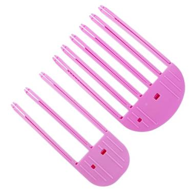 Imagem de 2 peças de pentes modeladores de vento para franja fofa, clipes de elevação instantânea da raiz do cabelo, ferramentas fáceis de alto volume da coroa, sem vestígios, grampos de cabelo volumosos para