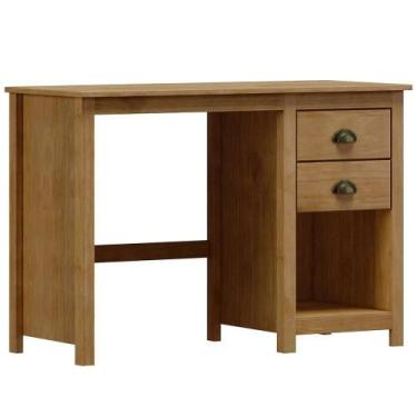 Imagem de Mesa Escrivaninha Madeira Maciça 110 Cm 9138 Freijo Milani Store - MIL