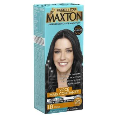 Imagem de Tintura Maxton Kit Prático Preto 1.0