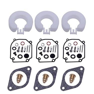 Imagem de OVERSEE 3 kit de carburador 6H1-W0093-10-00 para motor de popa Yamaha 75HP 80HP 90HP, Sierra 18-7291 6H1-W0093-00; 6H1-W0093-01