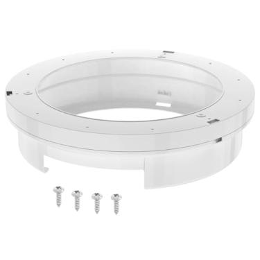 Imagem de Dispensador de placa de papel de 23 cm, suporte de placa de papel elevado sob o armário, para trailers e espaços compactos, branco (57001)