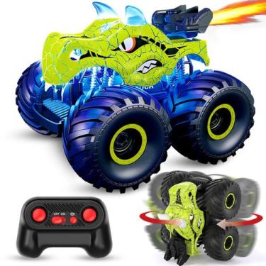 Imagem de Carro de controle remoto ScharkSpark Monster Trucks com luz e spray