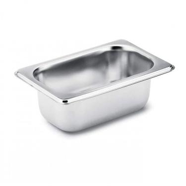 Imagem de Kit 14 Cubas Gastronomica Rechaud Inox 1-9x100mm Brasinox