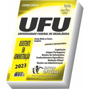 Imagem de Apostila Ufu - Assistente Em Administração - Curso oficial