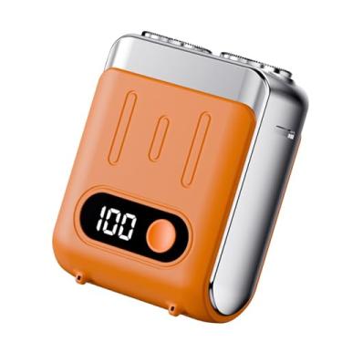 Imagem de Shakven Aparador de barba elétrico, barbeador elétrico de barba, Barbeador elétrico portátil poderoso à prova d'água, Barbeador elétrico de tamanho de bolso, barbeador elétrico poderoso portátil à