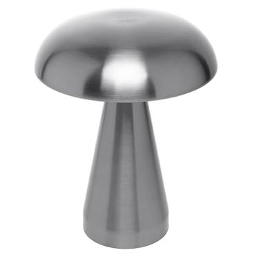 Imagem de LYOR - Luminária de Mesa Led 3 Tons Usb Mushroom Prata Metal