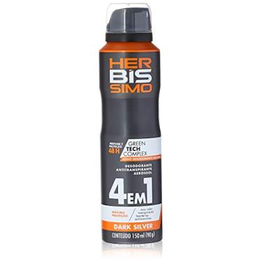 Imagem de Desodorante Aero Antitranspirante, Herbissimo - Dark Silver 150 Ml (90G)