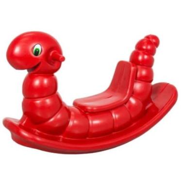 Imagem de Gangorra Nhoca Vermelho Lagartinha - Diversão Kids