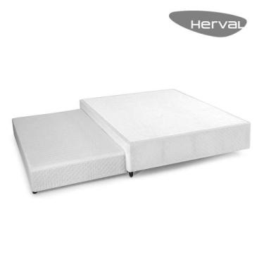 Imagem de Bicama Casal com Cama Auxiliar Molas Herval Anis, Sem Colchão, 32x138x
