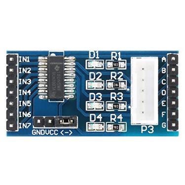 Imagem de FTVOGUE Placa de Driver de Motor de Passo ULN2003, 5 Unidades Com Motor de Passo 28BYJ-48 para Controladores de Velocidade do, Chip ULN2003A Integrado, Indicador de 4 Vias, Soquete XH-5P, Fonte de