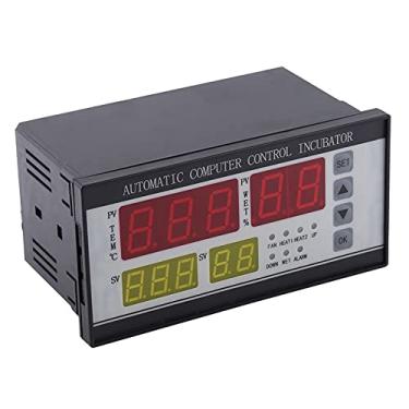 Imagem de Acouto Termostato de Incubadora Automática Multifuncional de 1 Unidade - Controlador de Temperatura e Umidade Incubadora de Ovos Com Display Digital, de Controle Automático e Temperatura/umidade